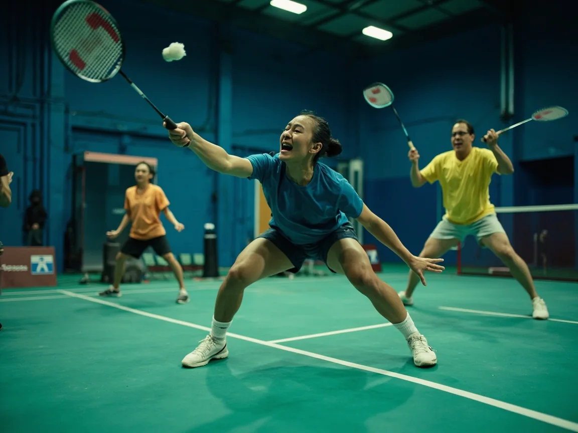 Badminton community doubles and formats visual