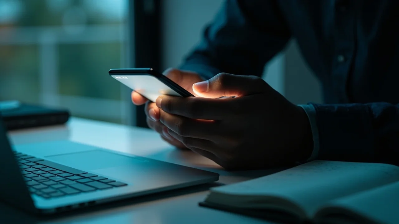 Editorial reader verifying a sports app source on a smartphone before installation