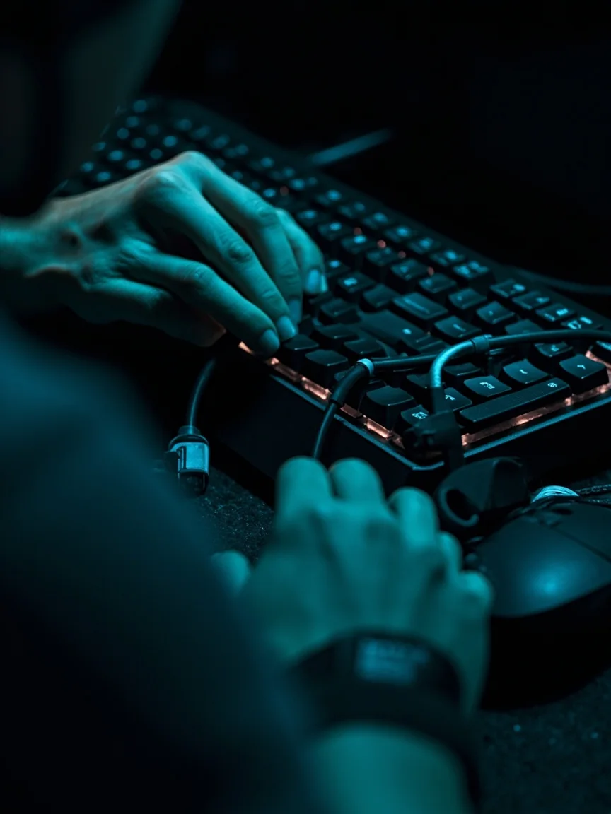 Esports peripheral detail visual