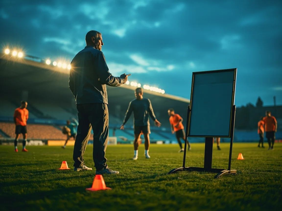 Football tactics and formations session