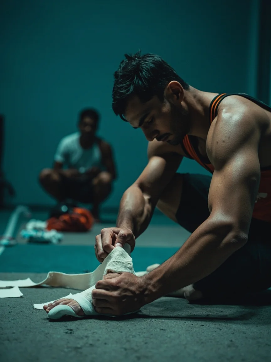Kabaddi athlete preparation visual